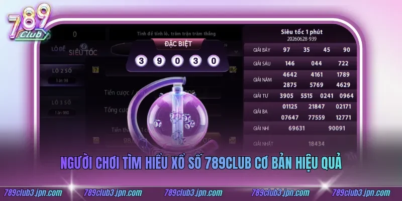 Người chơi tìm hiểu xổ số 789club cơ bản hiệu quả