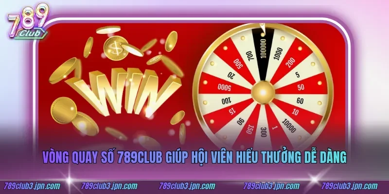 Vòng quay số 789club giúp hội viên hiểu thưởng dễ dàng